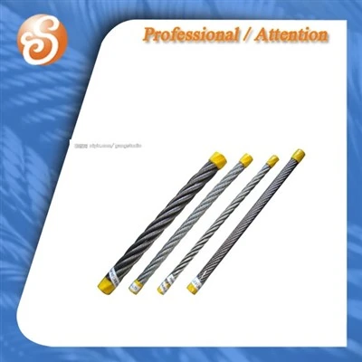 PVC Coatin Steel Wire Lany 6x 7+ fc