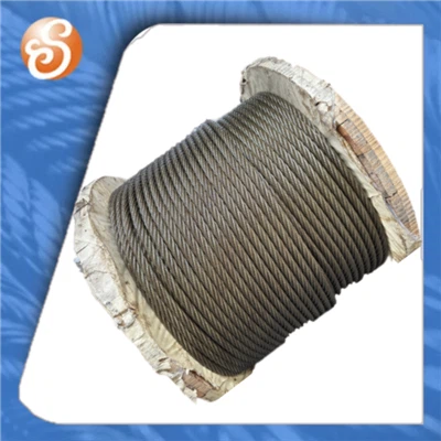 Výroba Nantongu 6x19 Galvanizované drôtené lano s dlhou dĺžkou 1,5 mm-25 mm 1770MPA