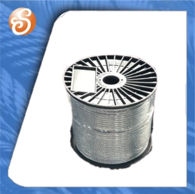 Plastové balenie 6x 12+7 FC 100M Galvanizované oceľové lano pre prívod supermarketingu